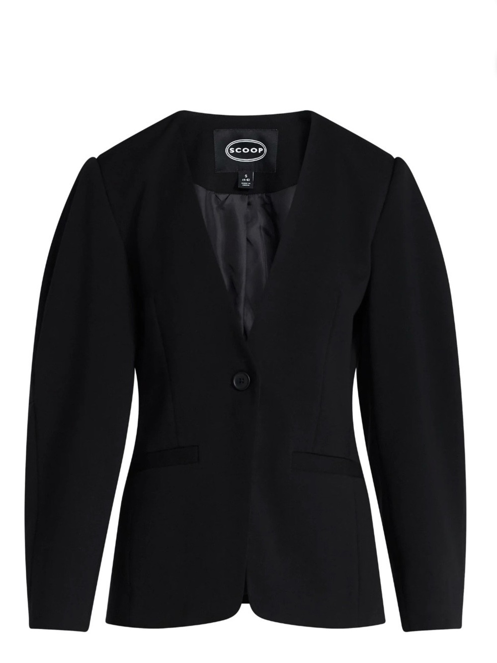 Scoop Women's Barrel Sleeve Blazer, S